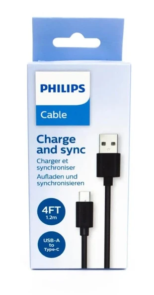 Philips Dlc3541 Usb-c Hızlı Şarj Ve Data Kablosu 1.2m - Resim 3