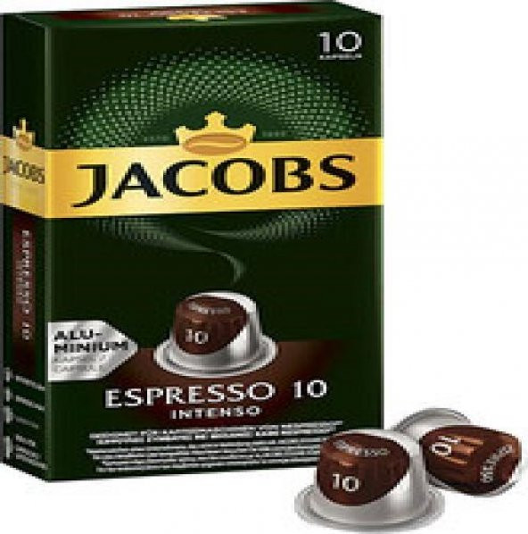 JACOBS KAPSÜL KAHVE ESPRESSO 10 İNTENSE