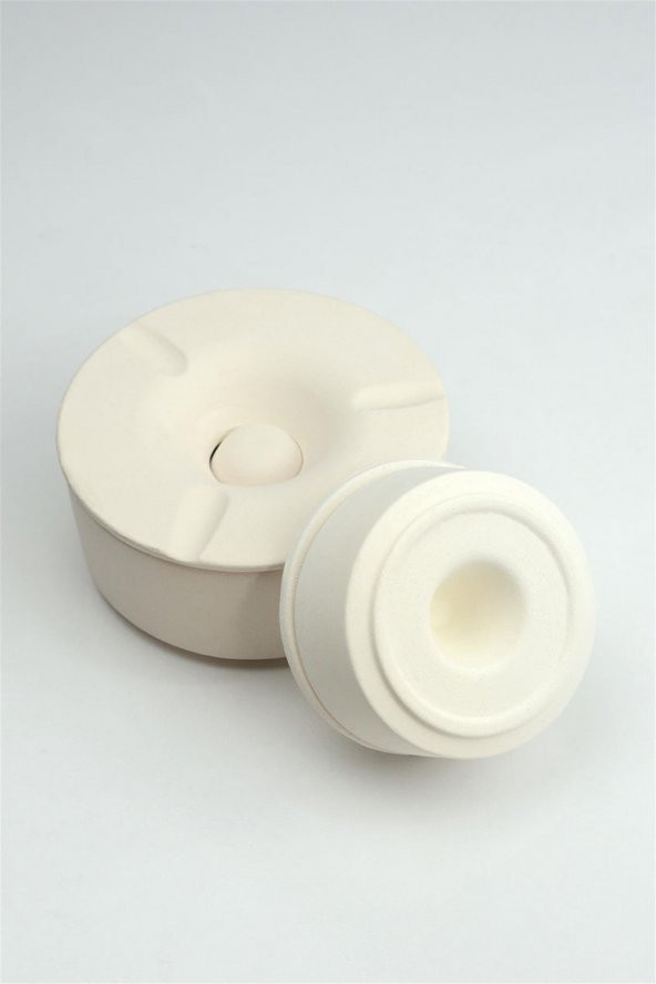 Küçük Küllük - Seramik Bisküvi (Ham Ürün) - Resim 4