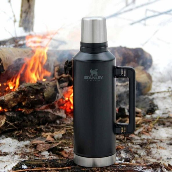 Stanley Klasik Vakumlu Siyah Çelik 1.4 lt Termos - 5