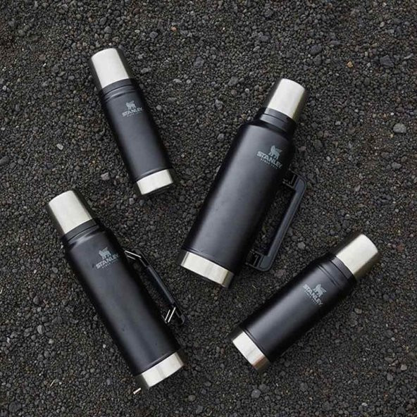 Stanley Klasik Vakumlu Siyah Çelik 1.4 lt Termos - 6