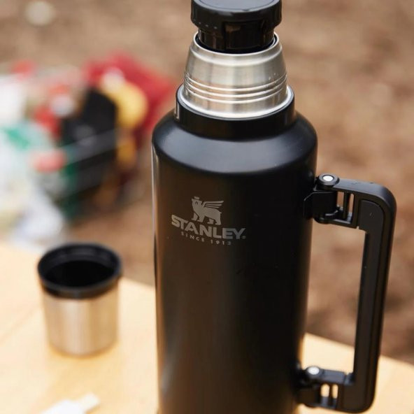 Stanley Klasik Vakumlu Siyah Çelik 1.4 lt Termos - 7