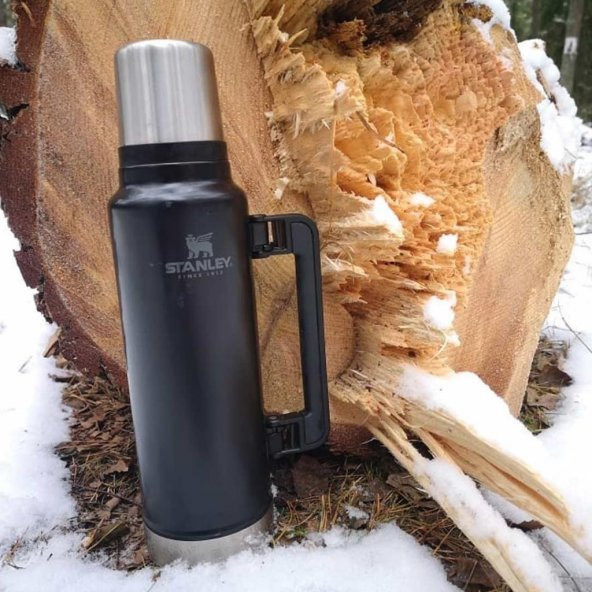 Stanley Klasik Vakumlu Siyah Çelik 1.4 lt Termos - 8