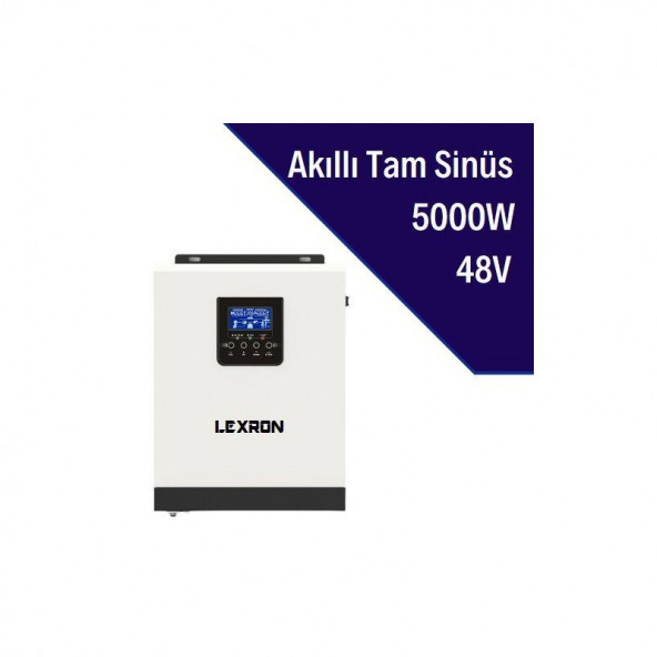 Lexron 5000 Watt 48 Volt Akıllı İnverter (5 K Solar Off-Grid V- Inverter 2 Yıl Garanti )