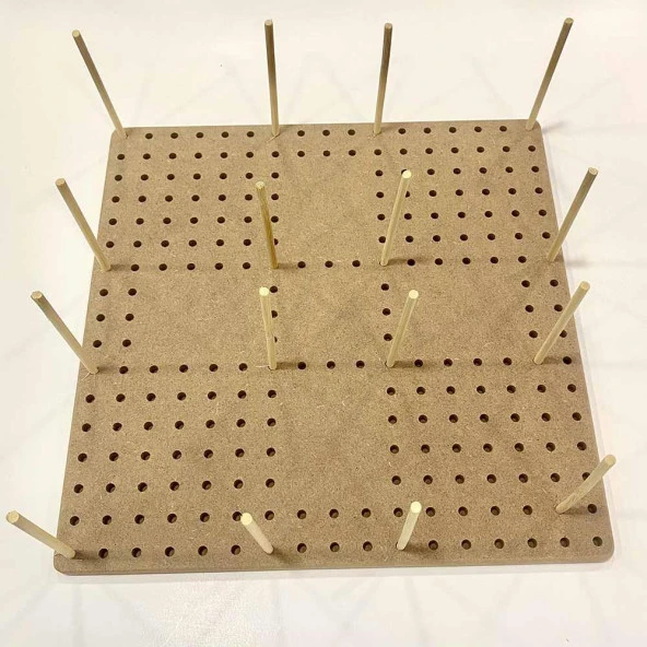 Ahşap Motifmatik Tahtası 30x30 Cm - Resim 3