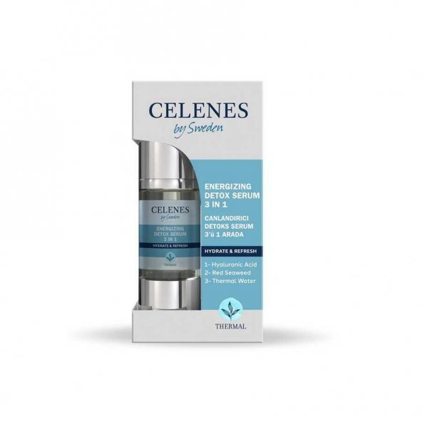 Celenes Thermal Detox Yüz Serum 3 İn 1 30 Ml