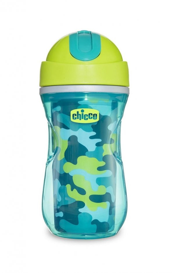 Chicco Isı Yalıtımlı Sport Bardak Pipetli Erkek 14+Ay Yeşil