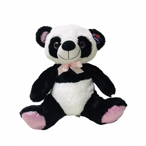 Parlak İri Gözlü Peluş Panda 45 cm
