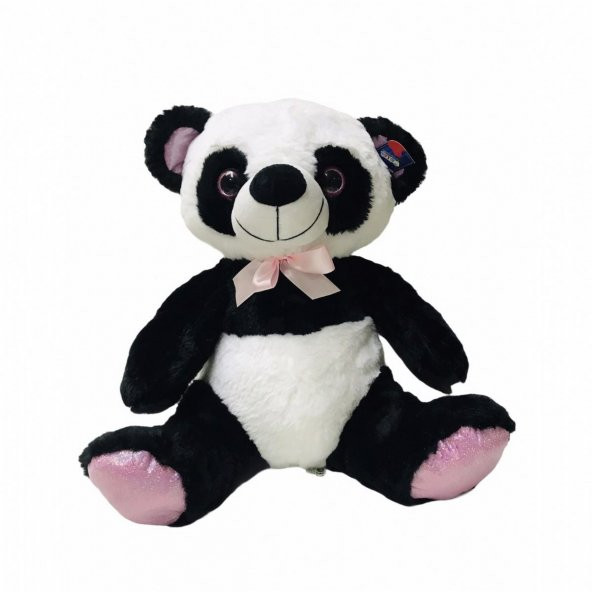 Parlak İri Gözlü Peluş Panda 45 cm