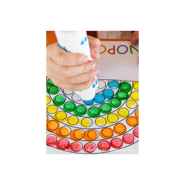 Lino Dot Markers 6 Lı Yıkanabilir Dot Markers - Resim 3