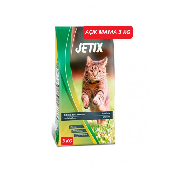 Jetix Tavuklu Yetişkin Kedi Maması 3 KG