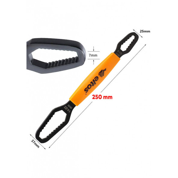 Eltos Çift Ağızlı Evrensel Kendinden Sıkma Çok Amaçlı Çelik İngiliz Torx Akıllı Anahtar - 3