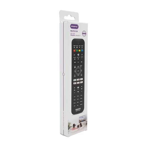 HUAYU KL RM-PH1525 PHILIPS NETFLIX-YOUTUBE-PRIME VIDEO TUŞLU UNIVERSAL LCD LED TV KUMANDA