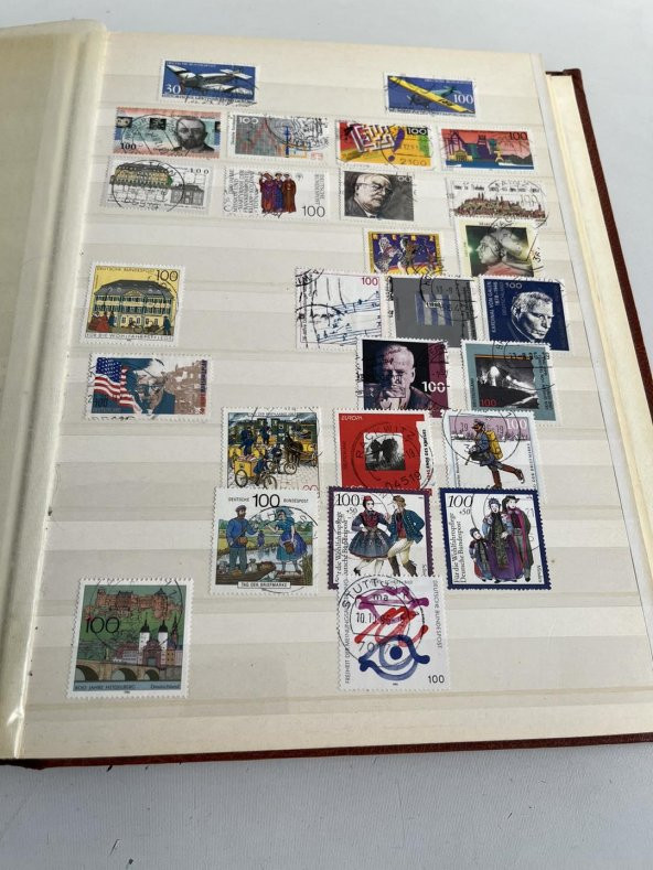 Almanya Pul Koleksiyonu Albümü 1970 Adet - Yabancı Pul A-012 - 9