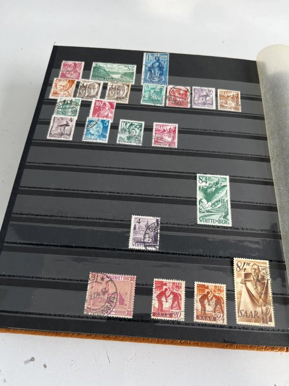 Avrupa Pul Koleksiyonu Albümü 640 Adet - Yabancı Pul A-004 - Resim 6