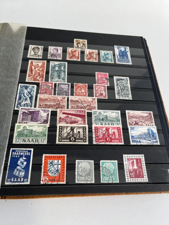 Avrupa Pul Koleksiyonu Albümü 640 Adet - Yabancı Pul A-004 - Resim 7