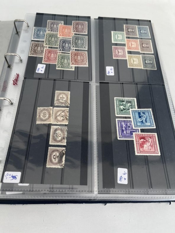 Ülkeler Pul Koleksiyonu Albümü 670 Adet - Yabancı Pul A-058 - 6
