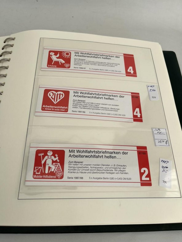 Almanya Pul Koleksiyonu Albümü 650 Adet - Yabancı Pul A-073 - 5