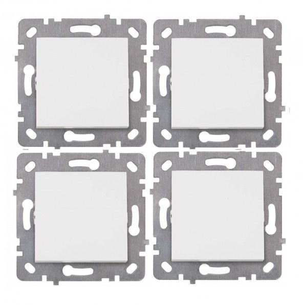 Selene Anahtar - Beyaz ( Çerçeve Hariç ) 4 ADET