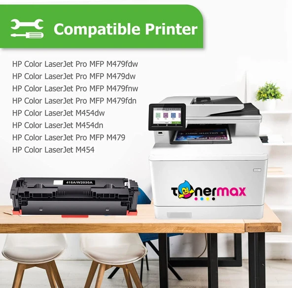 Hp 415A / W2030A / W2031A / W2032A / W2033A Muadil Toner Set/ M455 / M480 / M454 / M478 / M479 - 3
