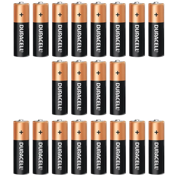 DURACELL LR6/MN1500 1.5 VOLT ALKALİN AA KALEM PİL (20Lİ KARTELA PAKET FİYATI)(2Lİ YIRTMALI) - 2