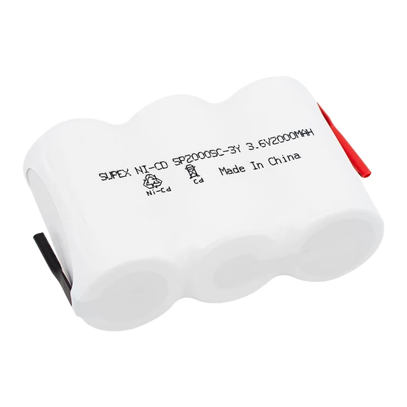 Supex 3.6 Volt - 2000 Mah 3lü Yanyana Süpürge Pili-92441