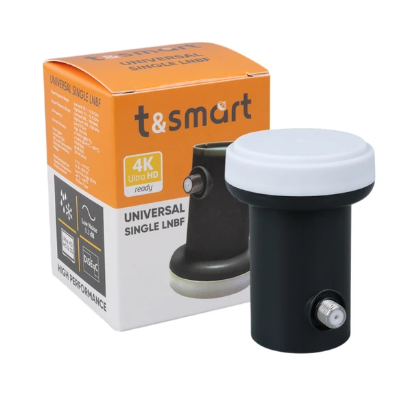 TSMART ULTRA HD 4K UNIVERSAL SINGLE TEKLİ LNB 0.3DB - 4