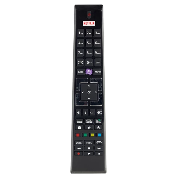 HERZ KL RM-L1396 VESTEL-REGAL-SEG NETFLIX TUŞLU BLİSTERLİ LCD LED TV KUMANDA HRL1126NE