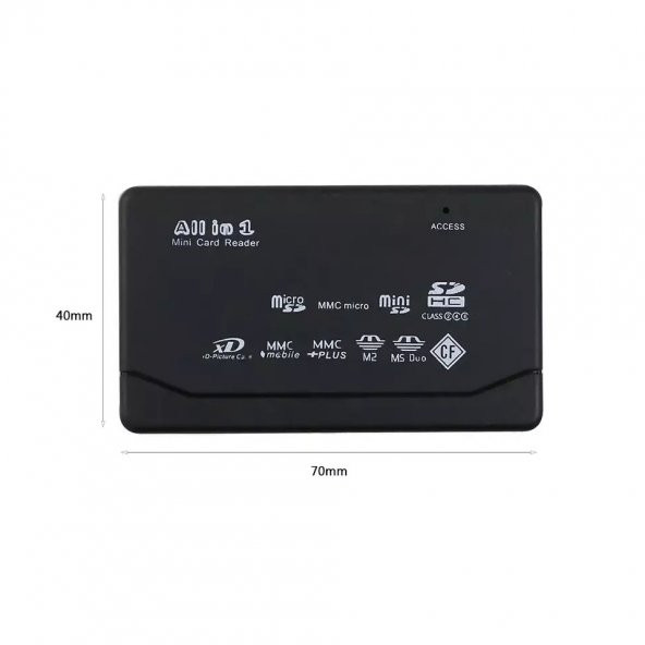 POWERMASTER PM-9066 USB 2.0 SD-MMC-MICRO SD 4IN1 ÇOKLU KART OKUYUCU - 3