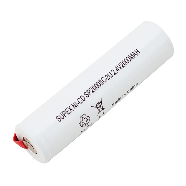 Supex 2.4 Volt - 2000 Mah 2li Üstüste Dik Süpürge Pili-92438