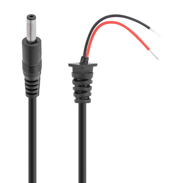 NOTEBOOK ADAPTORU JACKLI DC KABLO 1.5 METRE SİYAH 4.0*1.35 MM