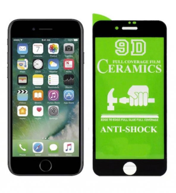 BLUE SPECTRUM CERAMIC EKRAN KORUYUCU IPHONE 6-6S SİYAH - 6