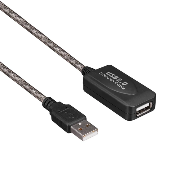 POWERMASTER PM-11426 USB 2.0 15 METRE ŞEFFAF USB UZATMA KABLOSU