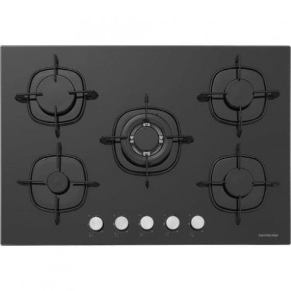 Silverline Siyah Cam Ankastre Set 5 Yıl Garanti (3420 Classy 60+cs5365b01+bo6504b01) - 3
