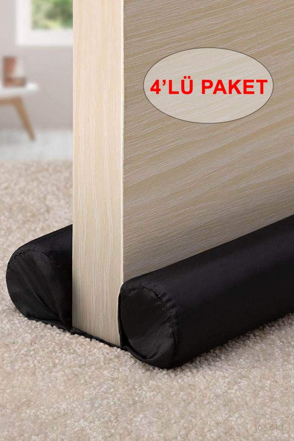 4 Adet Kapı Altı Rüzgar Önleyici Toz Isı Yalıtım Soğuk Kesici Eşik Süngeri İzolasyon Rüzgarlık ürün görseli