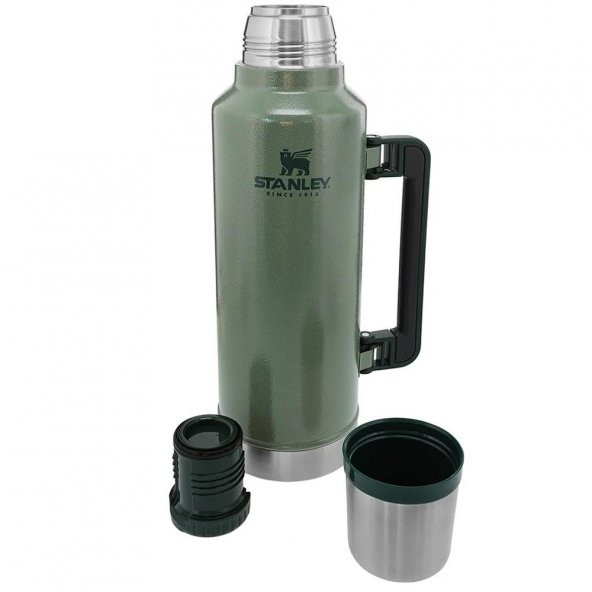 Stanley 10-07934-003 Klasik Vakumlu 1.9 Litre Çelik Termos - Yeşil - 3