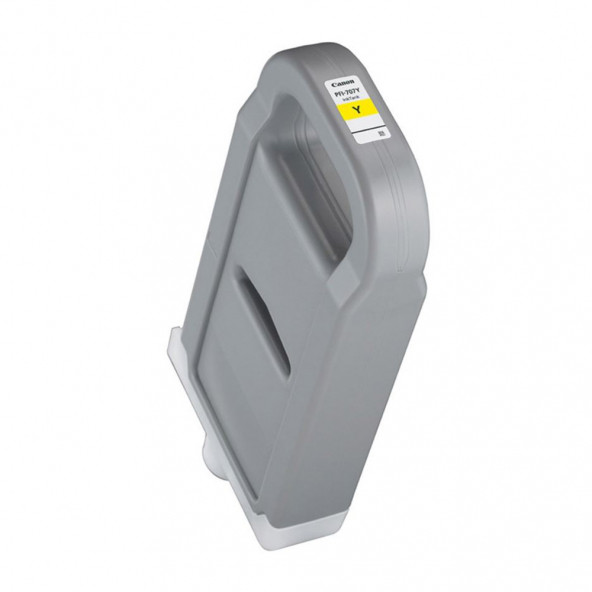 PlotterSarf Canon PFI-707 Y (Yellow) Sarı Siyah Plotter Orijinal Mürekkep Kartuş 700 ml. (9824B001) - Resim 2