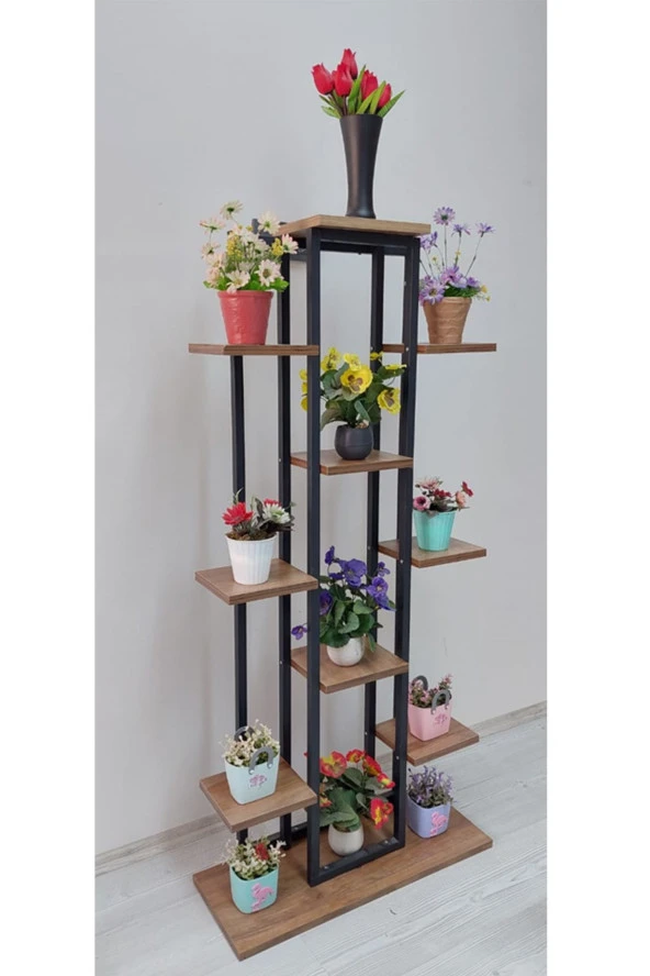 adımshops Metal Gövdeli Çiçeklik,saksılık,raf.salon Dekor - 2