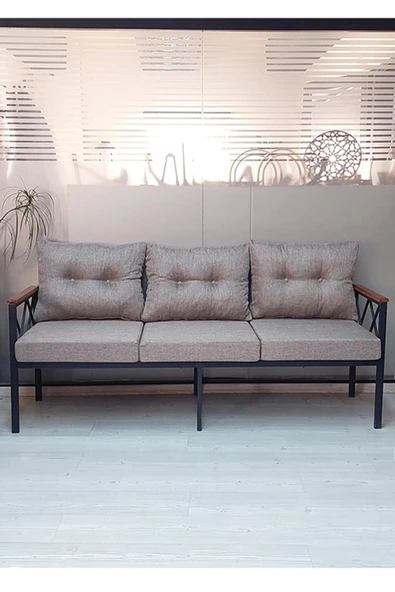 adımshops Safir 3'lü Bahçe,balkon,teras,cafe,çay Seti,oturma Grubu,koltuk Takımı