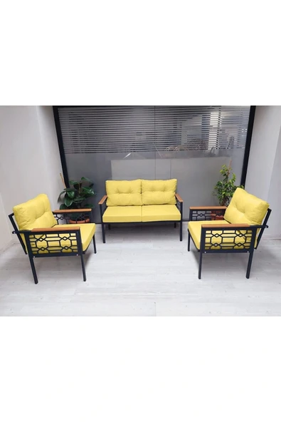 adımshops İnci Balkon-bahçe-ofis-kafe- Çay Seti-koltuk Oturma Takımı-oturma Grubu Çstakımlazer ürün görseli