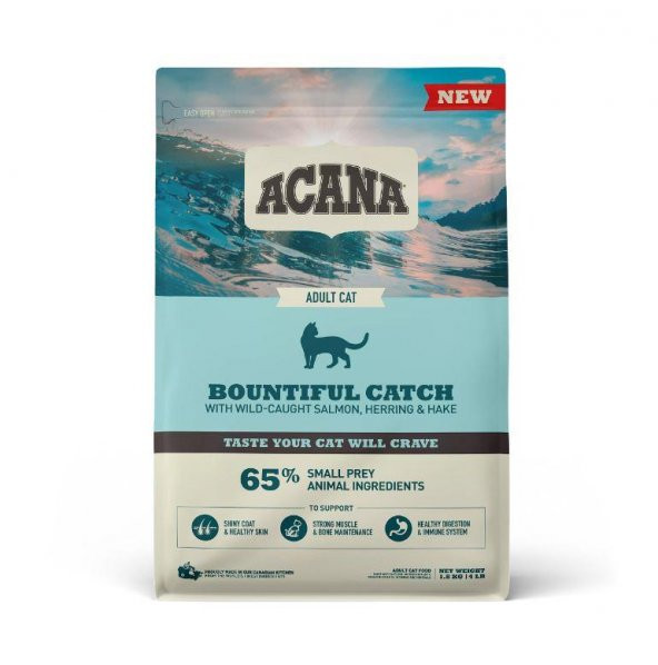 Acana Bountiful Catch Balıklı Kedi Maması 1.8 kg