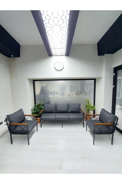 adımshops Safir Balkon-bahçe-kafe Çay Seti Koltuk Oturma Takımı-oturma Grubu - 1