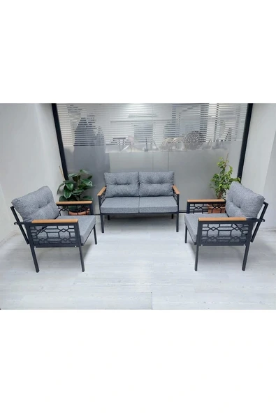 adımshops İnci Balkon-bahçe-kafe Çay Seti Koltuk Oturma Takımı-oturma Grubu - 1