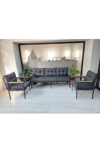 adımshops İnci Balkon-bahçe-kafe-çay Seti-koltuk Oturma Takımı-oturma Grubu Çstakımlazer - 2