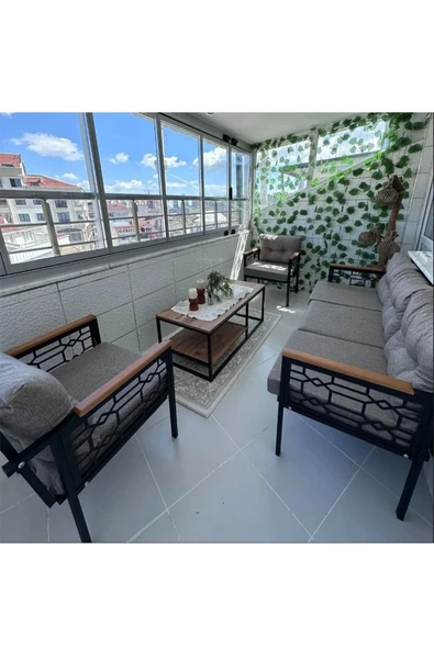 adımshops İnci Balkon-bahçe-kafe Çay Seti Koltuk Oturma Takımı-oturma Grubu Çstakımlazer - 3