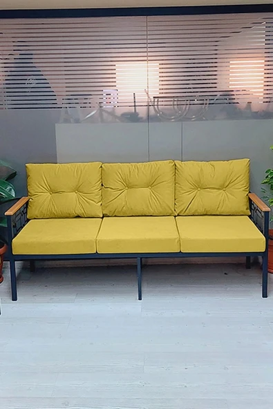 adımshops İnci 3'lü Lazer Bahçe,balkon,teras,cafe,çay Seti,oturma Grubu,lazer Koltuk Takımı 3lütekliler ürün görseli