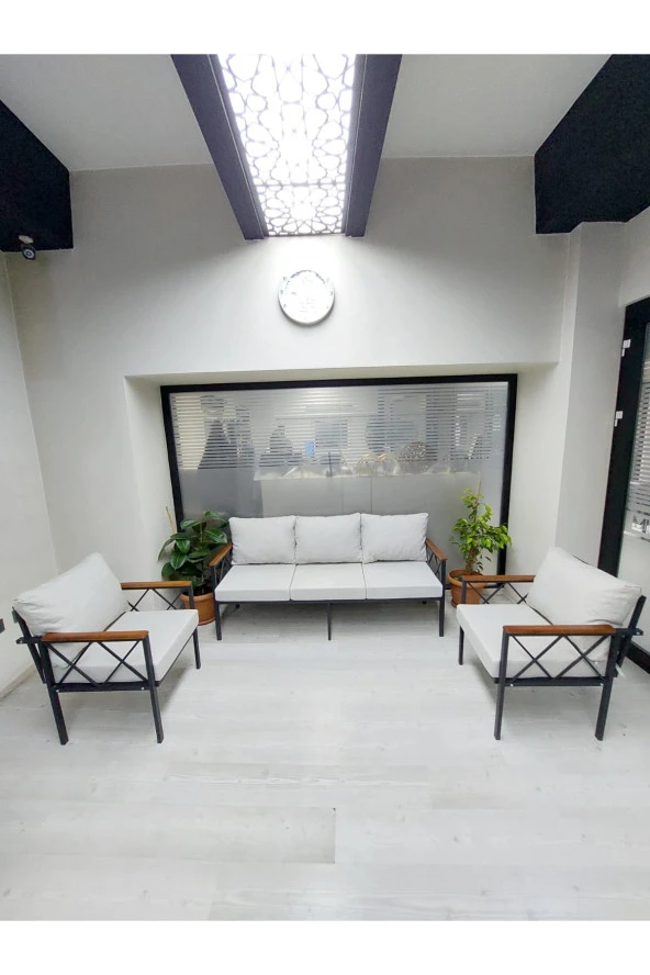 adımshops Balkon-bahçe-kafe Çay Seti Koltuk Oturma Takımı-oturma Grubu