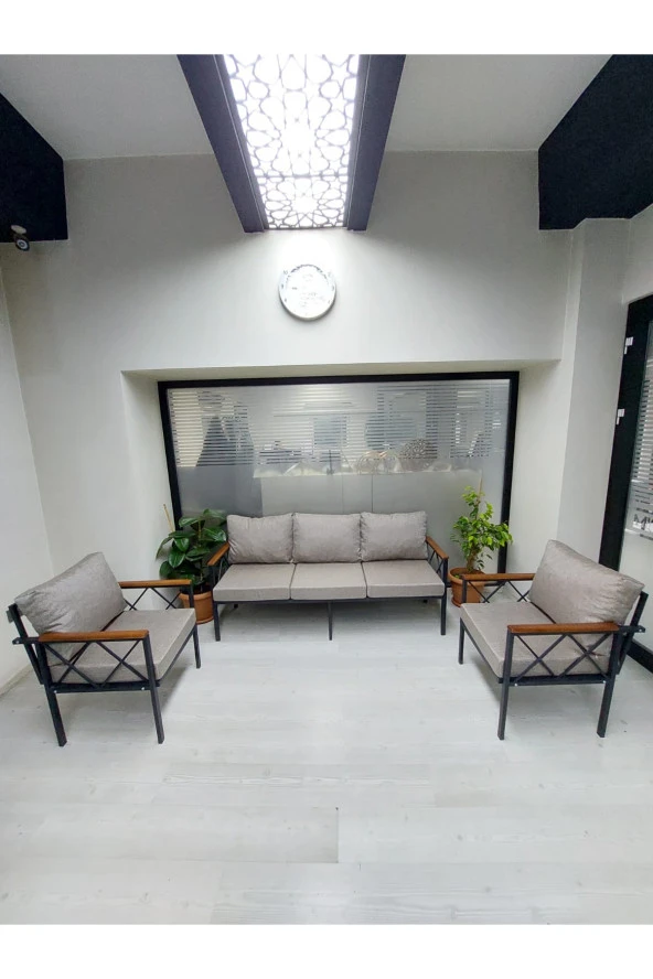 adımshops Balkon-bahçe-kafe Çay Seti Koltuk Oturma Takımı-oturma Grubu