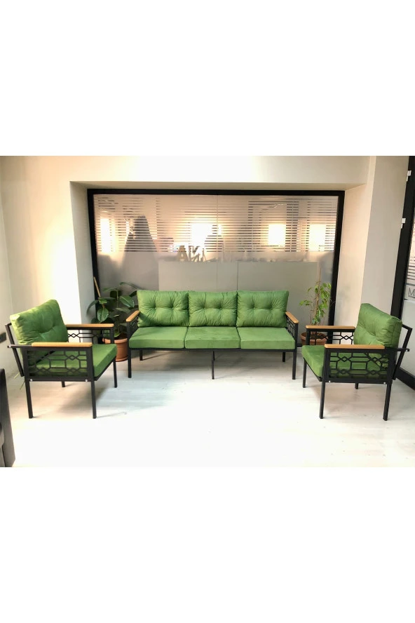 adımshops Balkon-bahçe-kafe Çay Seti Koltuk Oturma Takımı-oturma Grubu Çstakımlazer