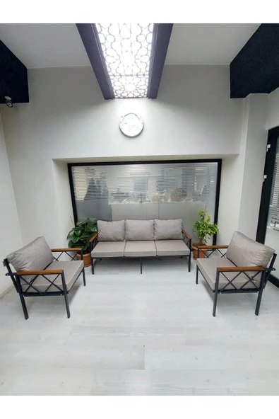 adımshops Safir Balkon-bahçe-kafe Çay Seti Koltuk Oturma Takımı-oturma Grubu - 1